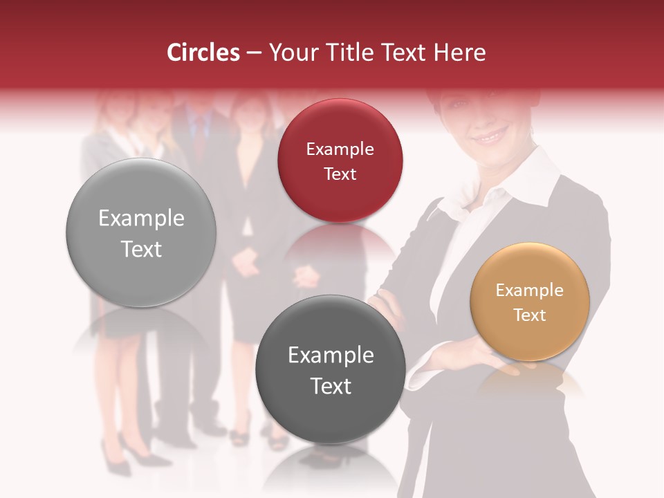 Businesswoman Successful Employee PowerPoint Template