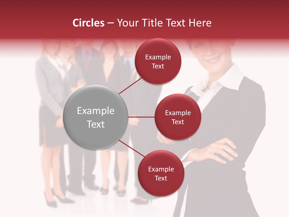 Businesswoman Successful Employee PowerPoint Template