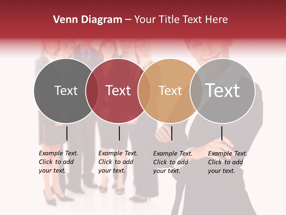 Businesswoman Successful Employee PowerPoint Template