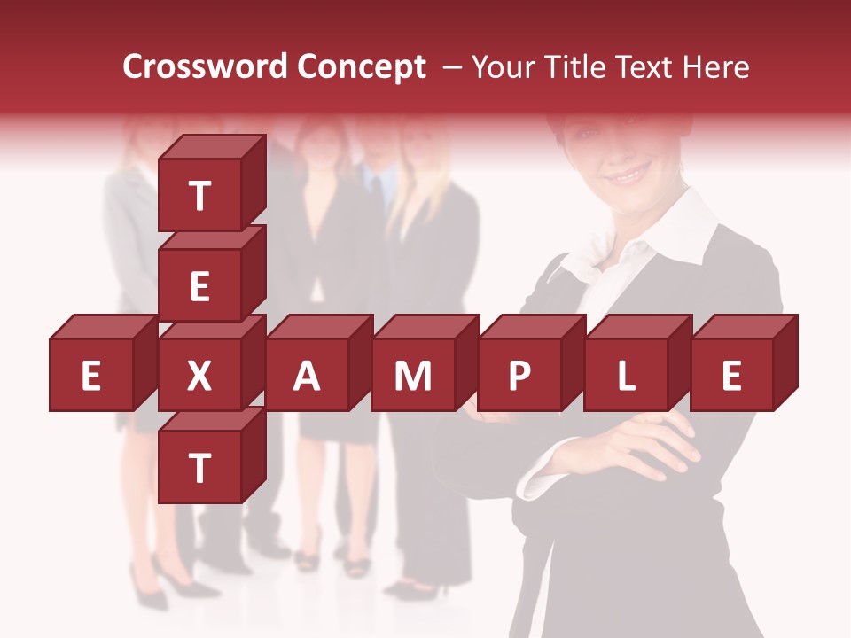 Businesswoman Successful Employee PowerPoint Template