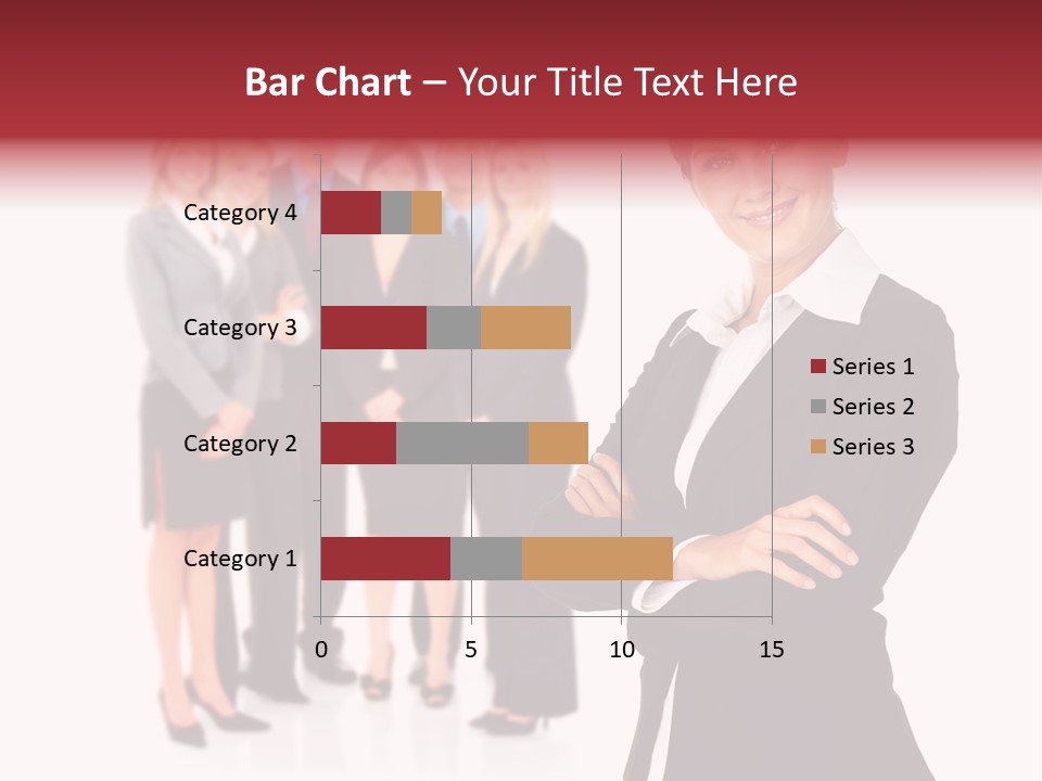 Businesswoman Successful Employee PowerPoint Template