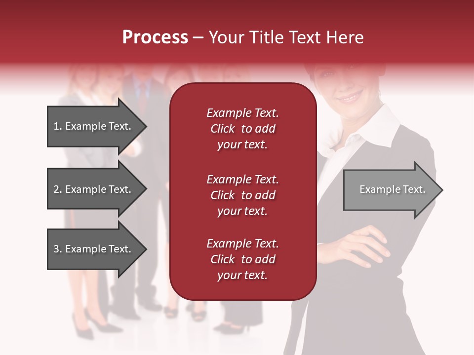 Businesswoman Successful Employee PowerPoint Template