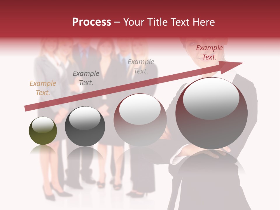 Businesswoman Successful Employee PowerPoint Template