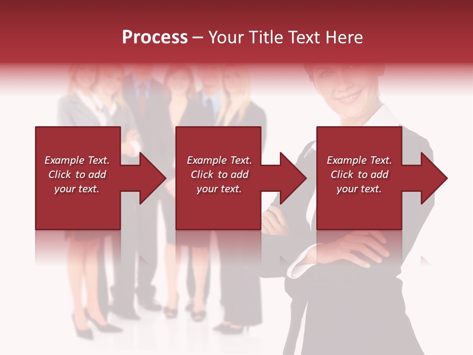 Businesswoman Successful Employee PowerPoint Template