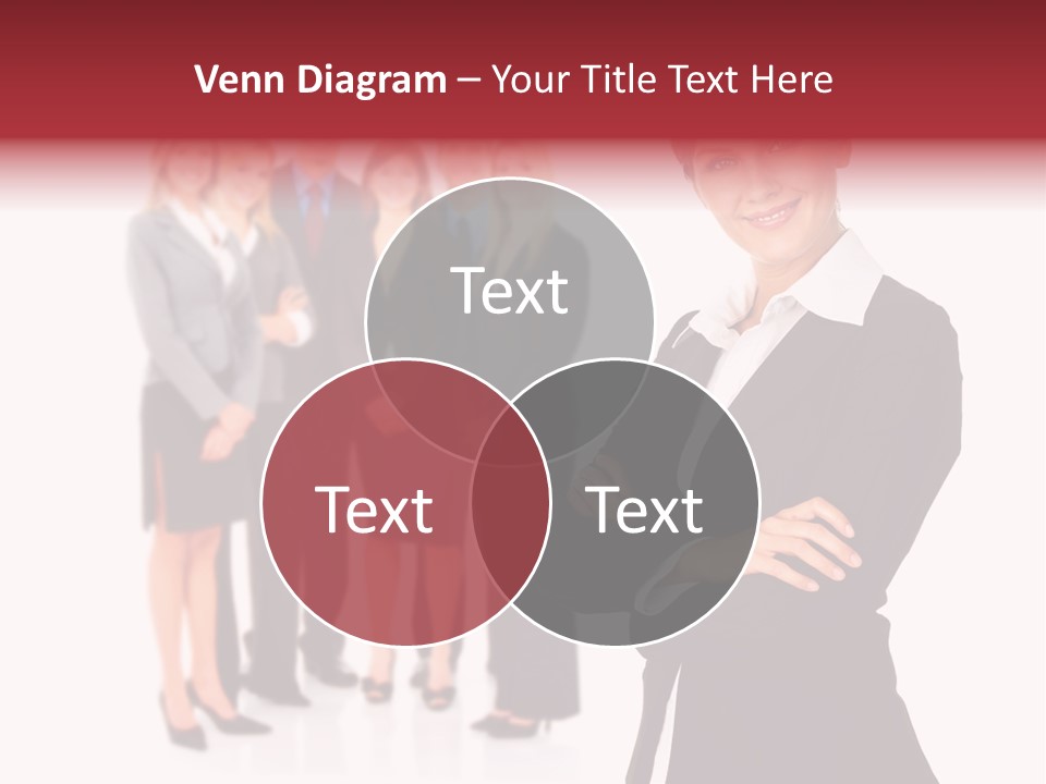 Businesswoman Successful Employee PowerPoint Template
