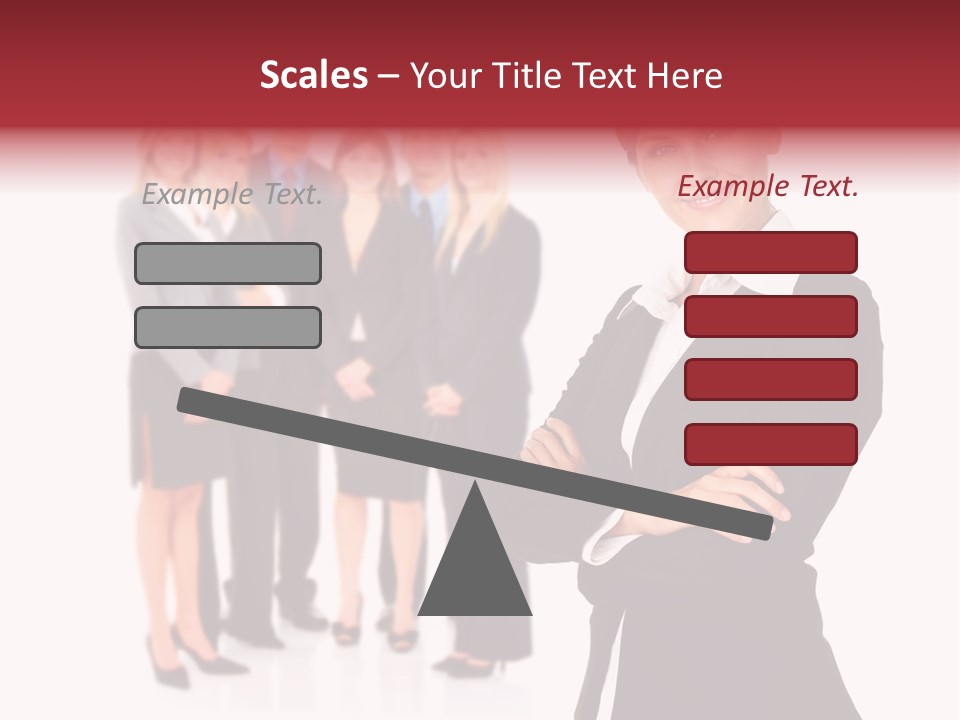 Businesswoman Successful Employee PowerPoint Template