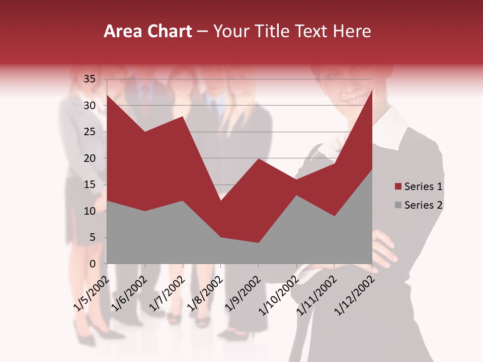 Businesswoman Successful Employee PowerPoint Template