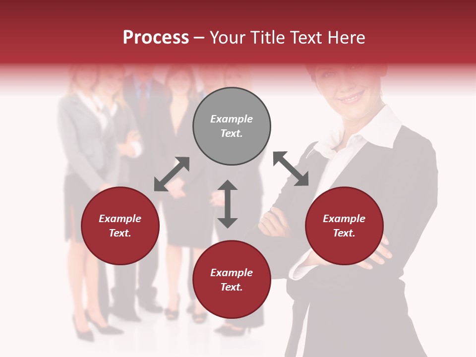 Businesswoman Successful Employee PowerPoint Template