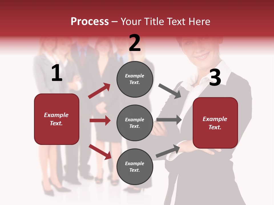 Businesswoman Successful Employee PowerPoint Template