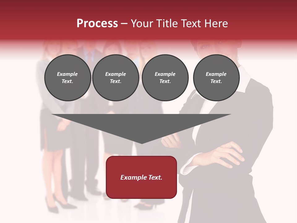 Businesswoman Successful Employee PowerPoint Template