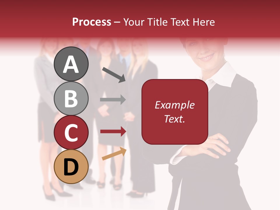 Businesswoman Successful Employee PowerPoint Template