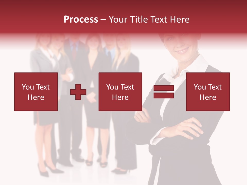 Businesswoman Successful Employee PowerPoint Template