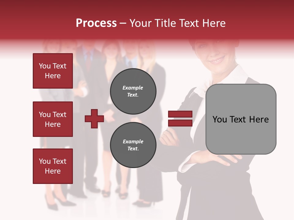 Businesswoman Successful Employee PowerPoint Template