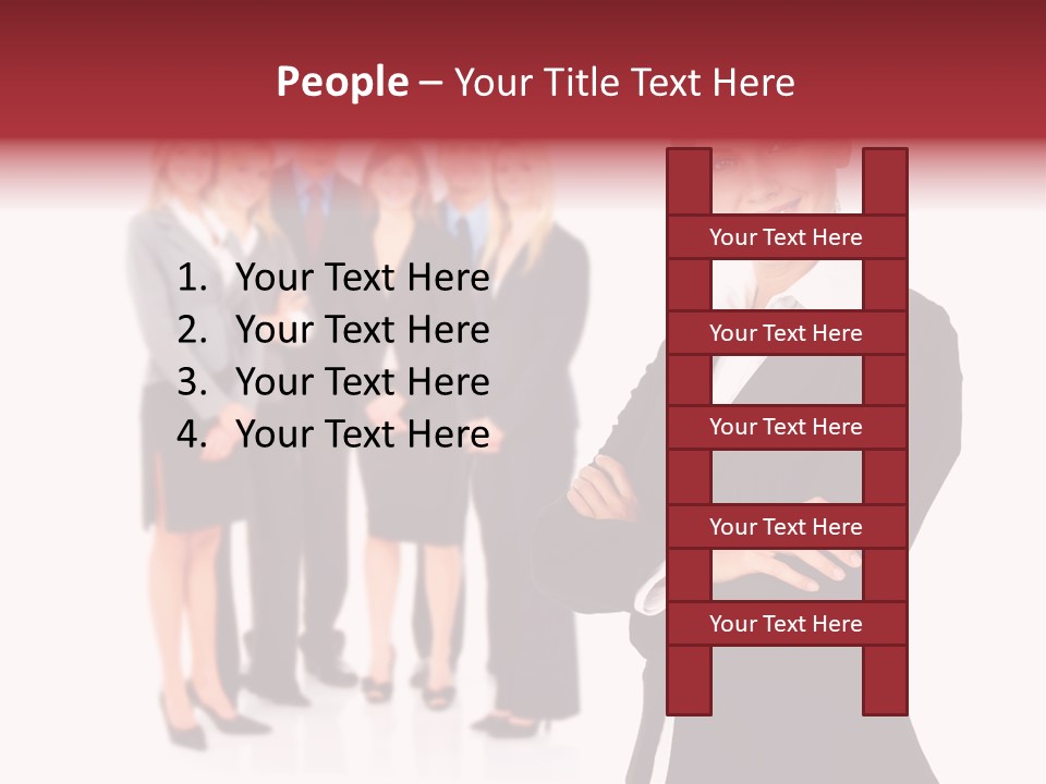 Businesswoman Successful Employee PowerPoint Template
