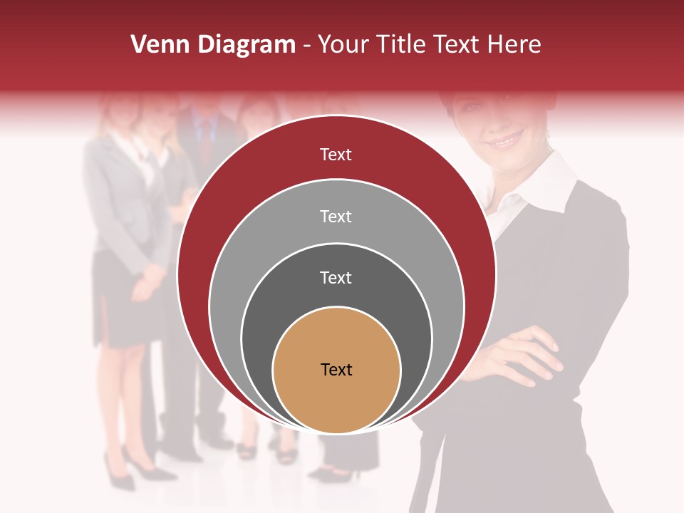 Businesswoman Successful Employee PowerPoint Template