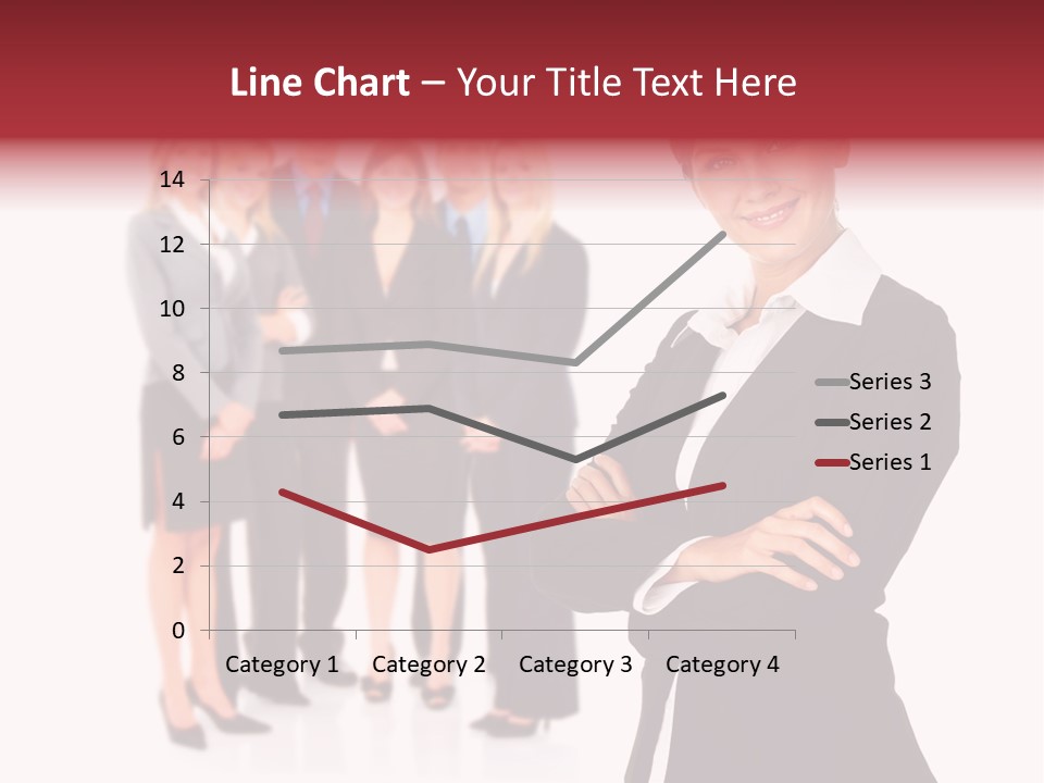 Businesswoman Successful Employee PowerPoint Template
