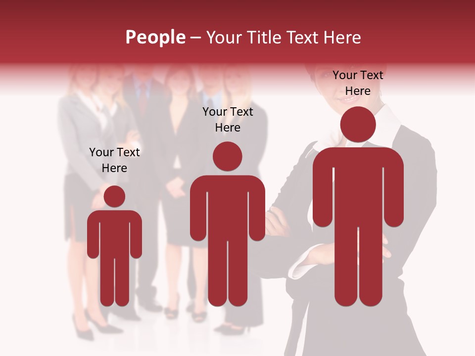 Businesswoman Successful Employee PowerPoint Template