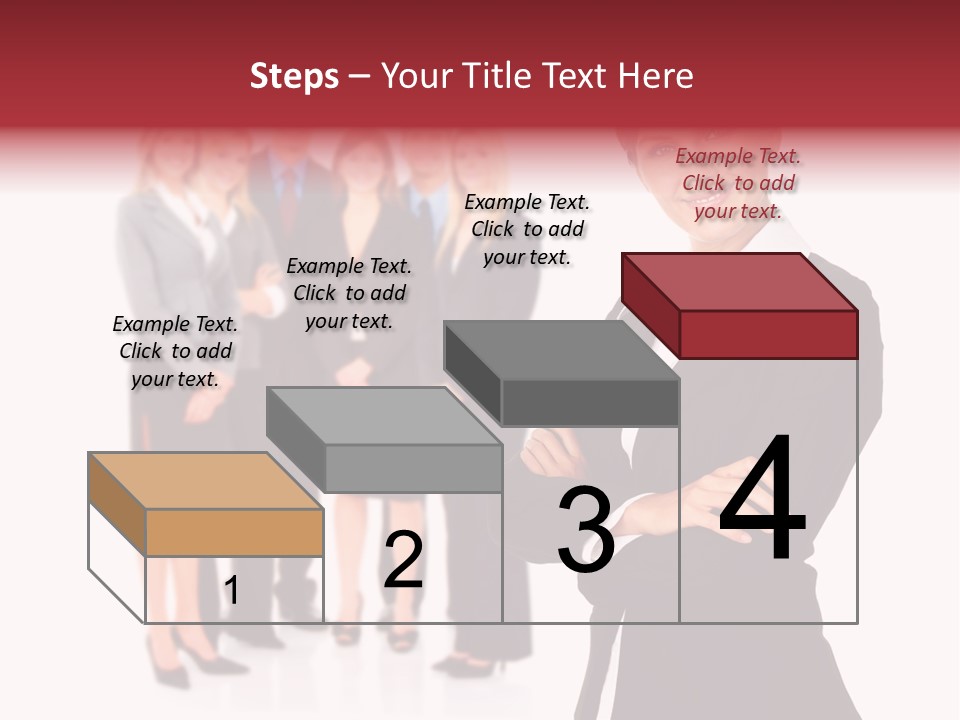 Businesswoman Successful Employee PowerPoint Template