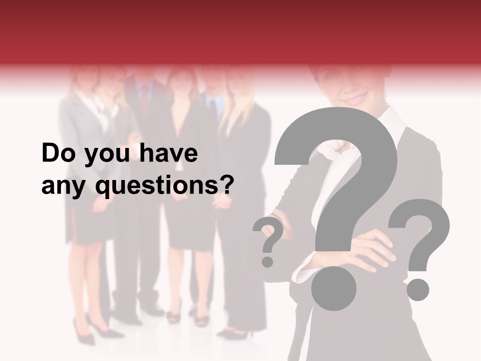 Businesswoman Successful Employee PowerPoint Template