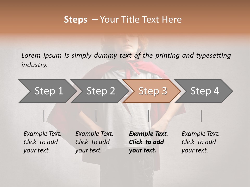 Portrait Concept Mantle PowerPoint Template