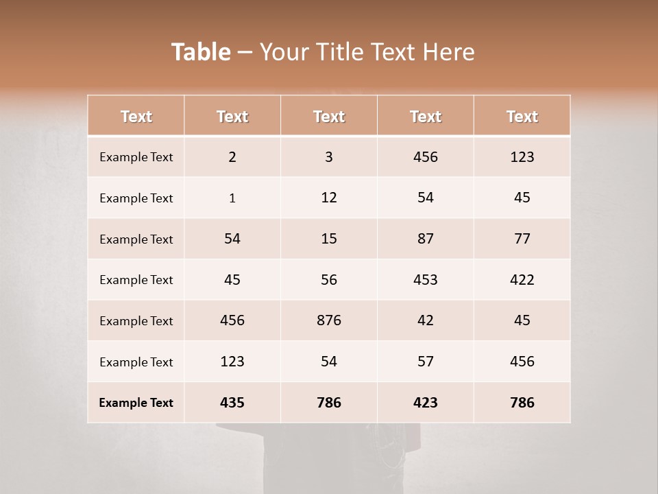Portrait Concept Mantle PowerPoint Template