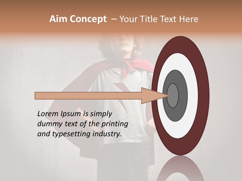 Portrait Concept Mantle PowerPoint Template