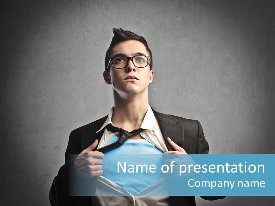 Power Tee Shirt Business PowerPoint Template