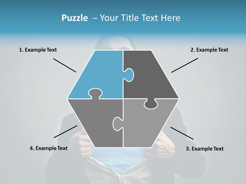 Power Tee Shirt Business PowerPoint Template