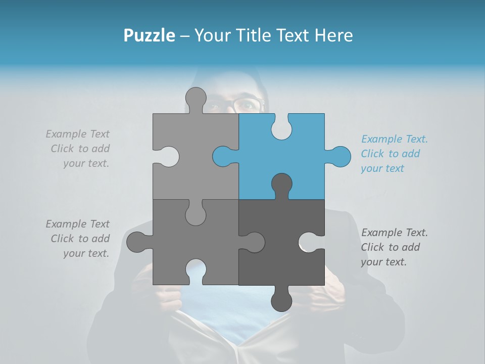 Power Tee Shirt Business PowerPoint Template