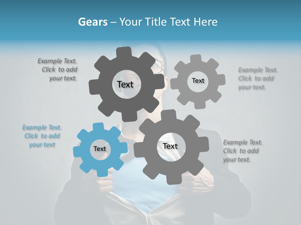 Power Tee Shirt Business PowerPoint Template