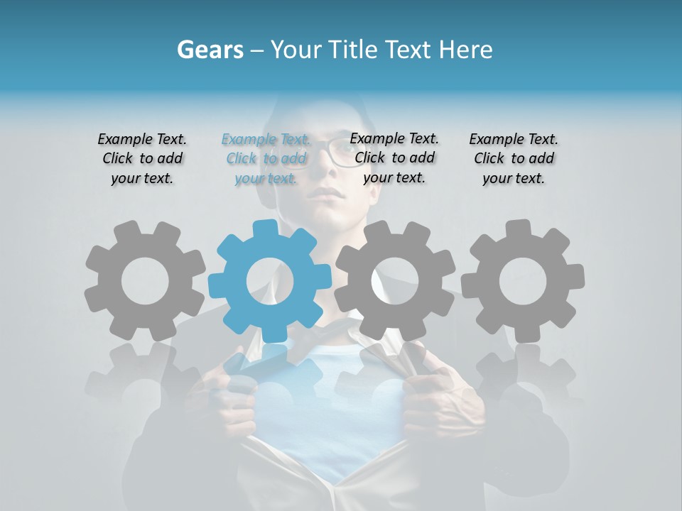 Power Tee Shirt Business PowerPoint Template