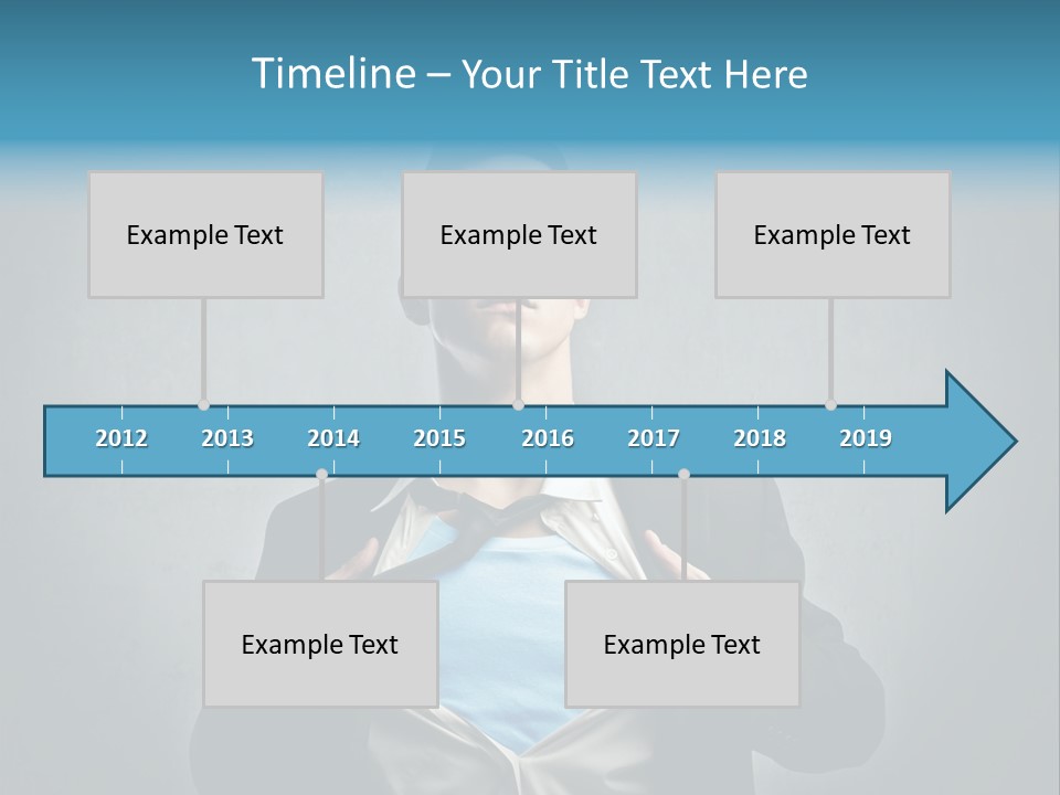 Power Tee Shirt Business PowerPoint Template