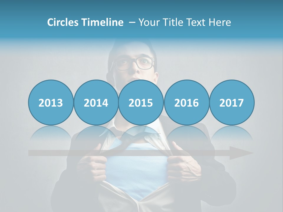 Power Tee Shirt Business PowerPoint Template