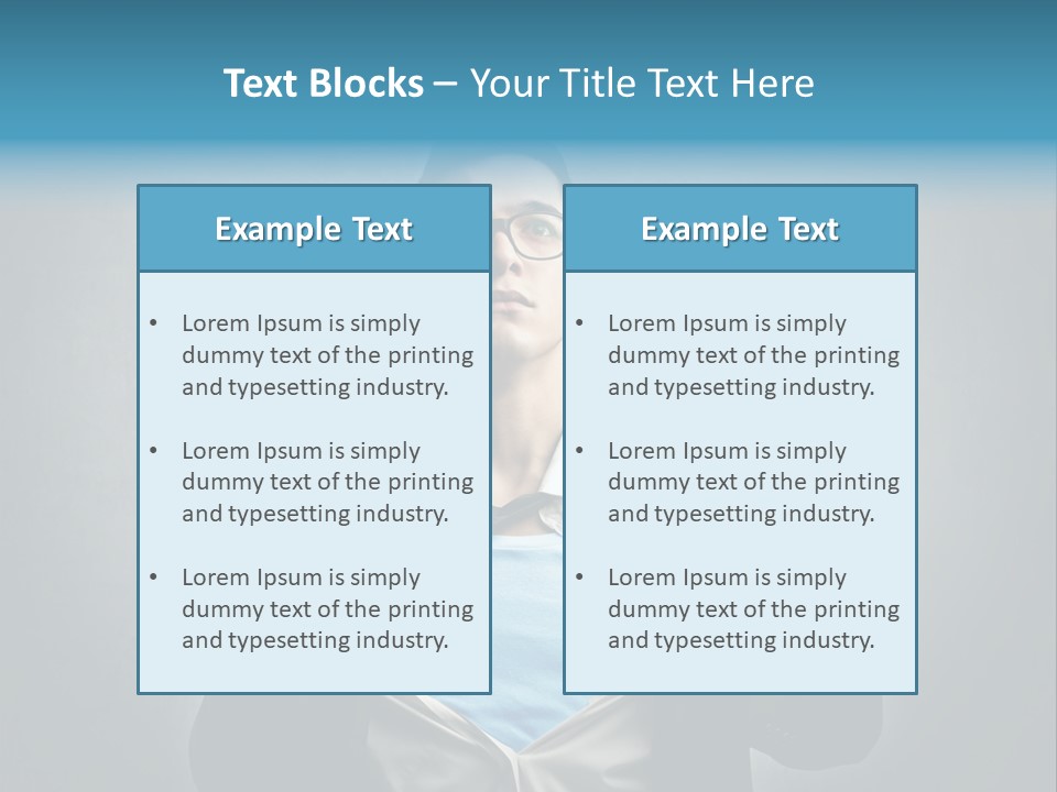 Power Tee Shirt Business PowerPoint Template