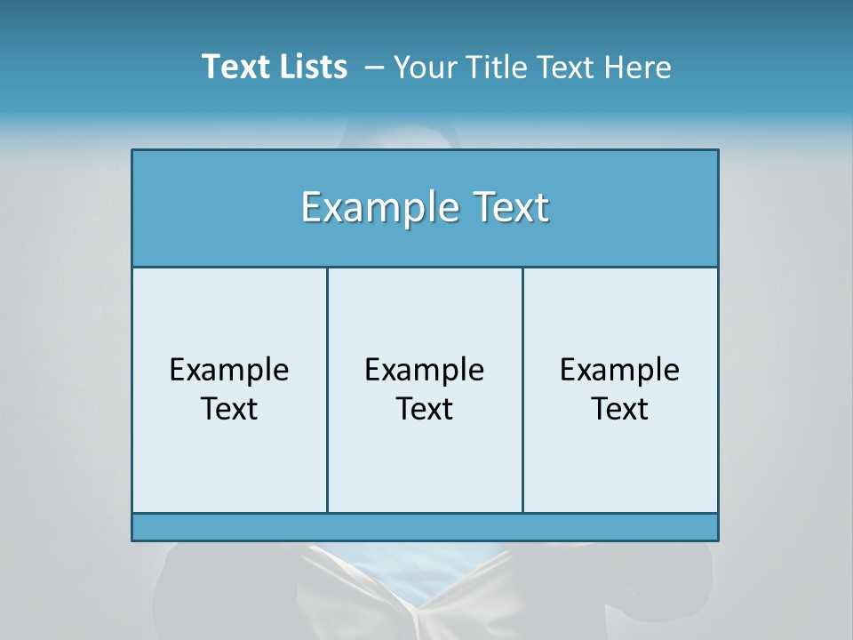 Power Tee Shirt Business PowerPoint Template