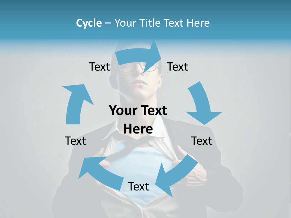 Power Tee Shirt Business PowerPoint Template