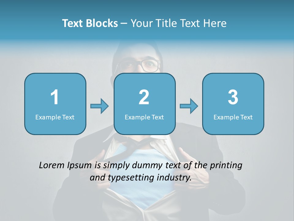 Power Tee Shirt Business PowerPoint Template