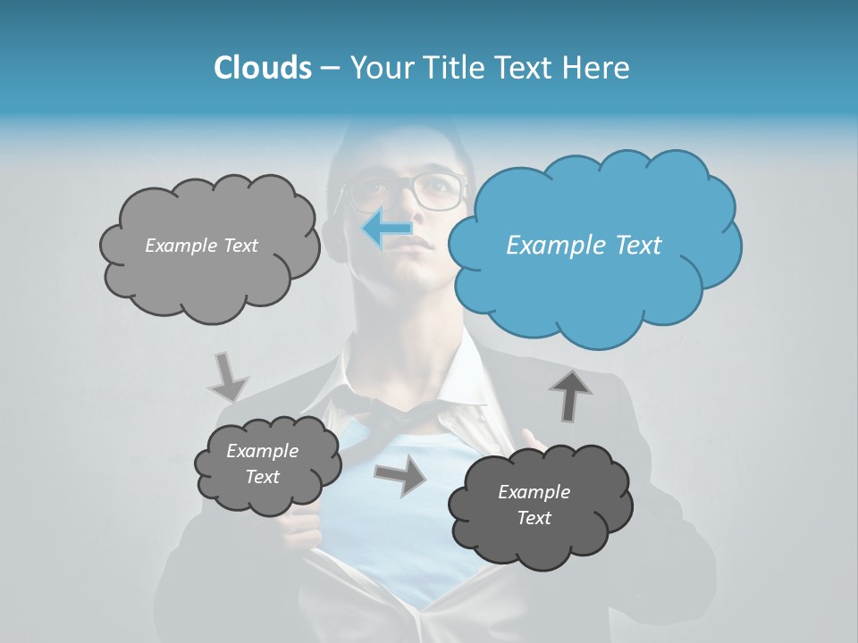 Power Tee Shirt Business PowerPoint Template