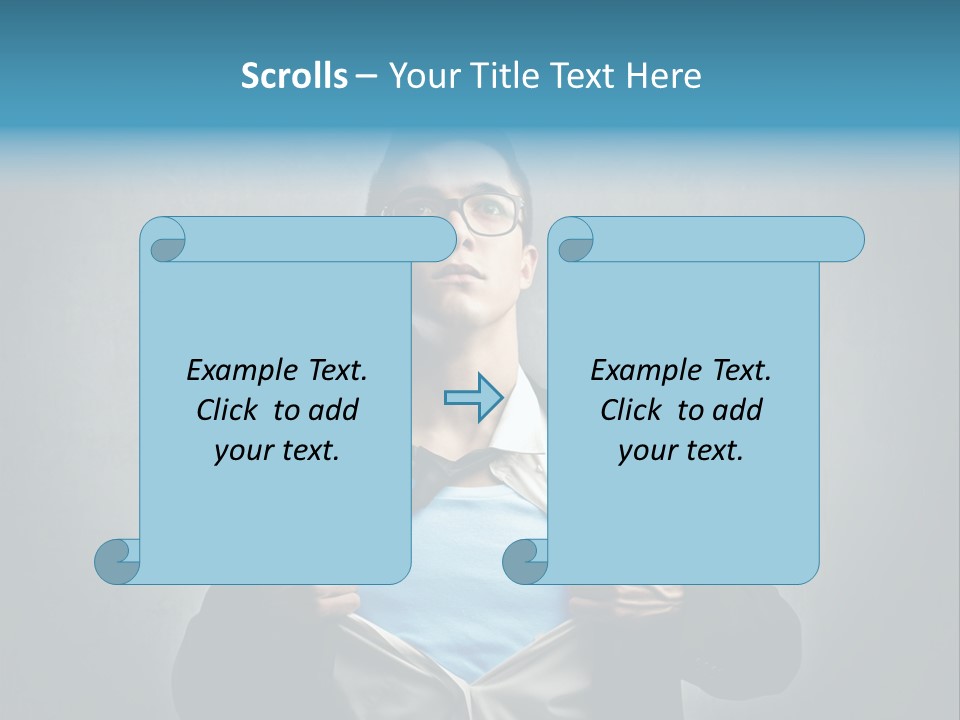 Power Tee Shirt Business PowerPoint Template