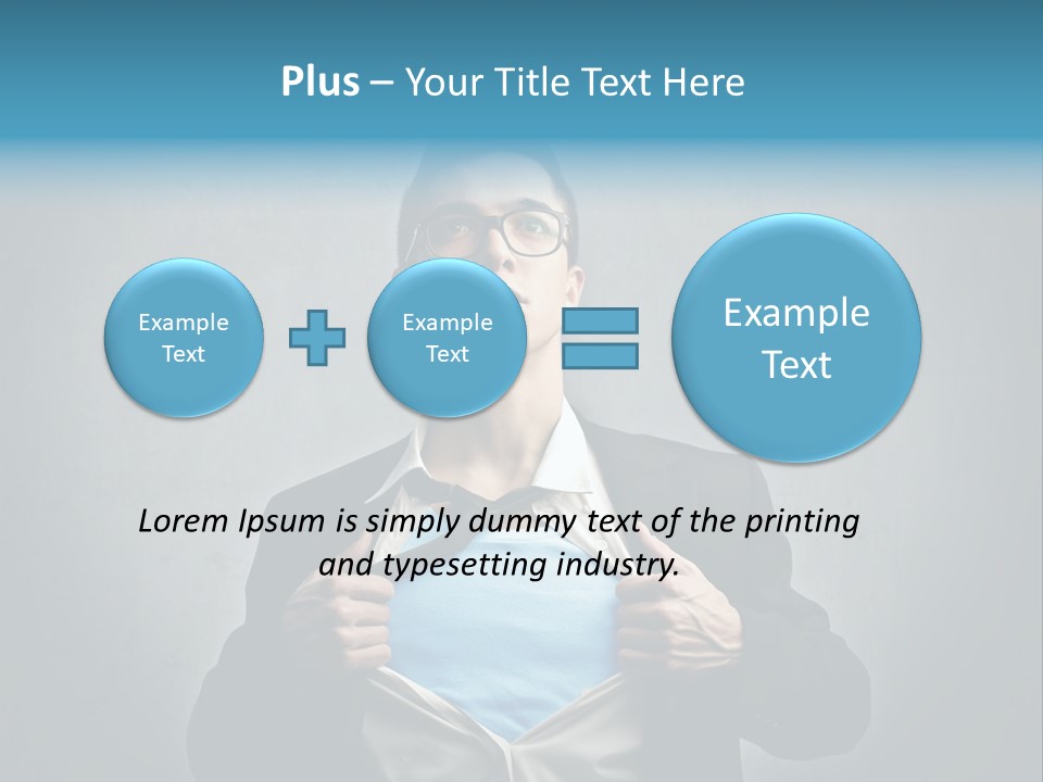 Power Tee Shirt Business PowerPoint Template