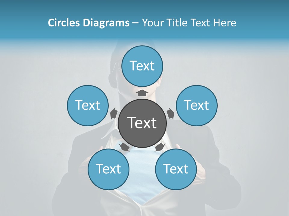 Power Tee Shirt Business PowerPoint Template