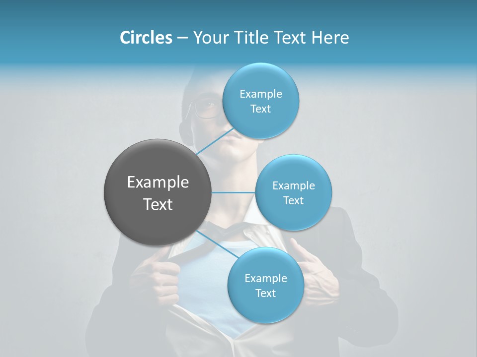 Power Tee Shirt Business PowerPoint Template