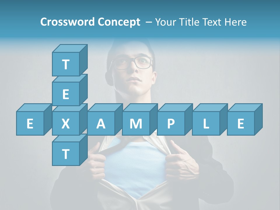 Power Tee Shirt Business PowerPoint Template