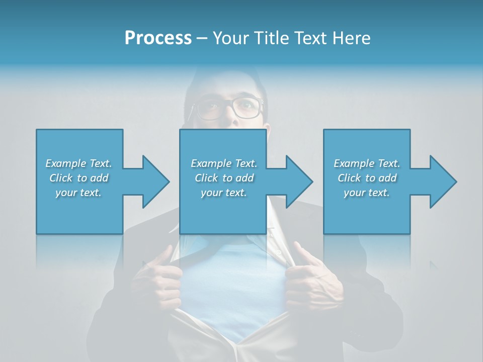 Power Tee Shirt Business PowerPoint Template