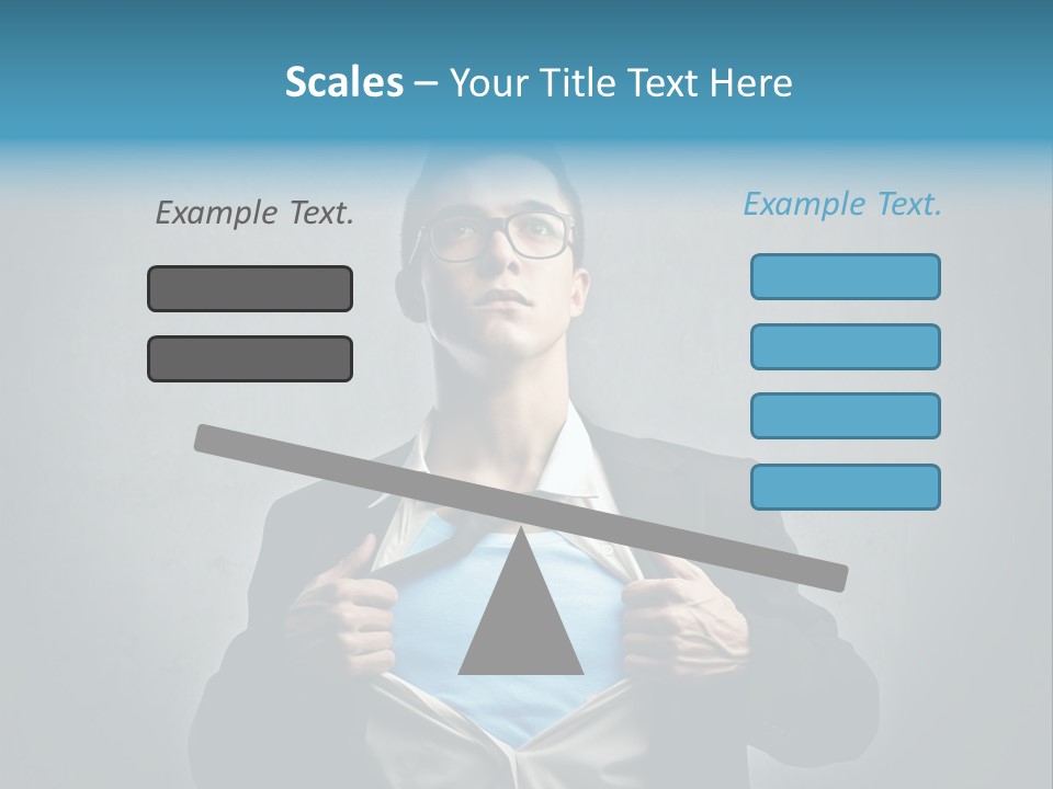 Power Tee Shirt Business PowerPoint Template