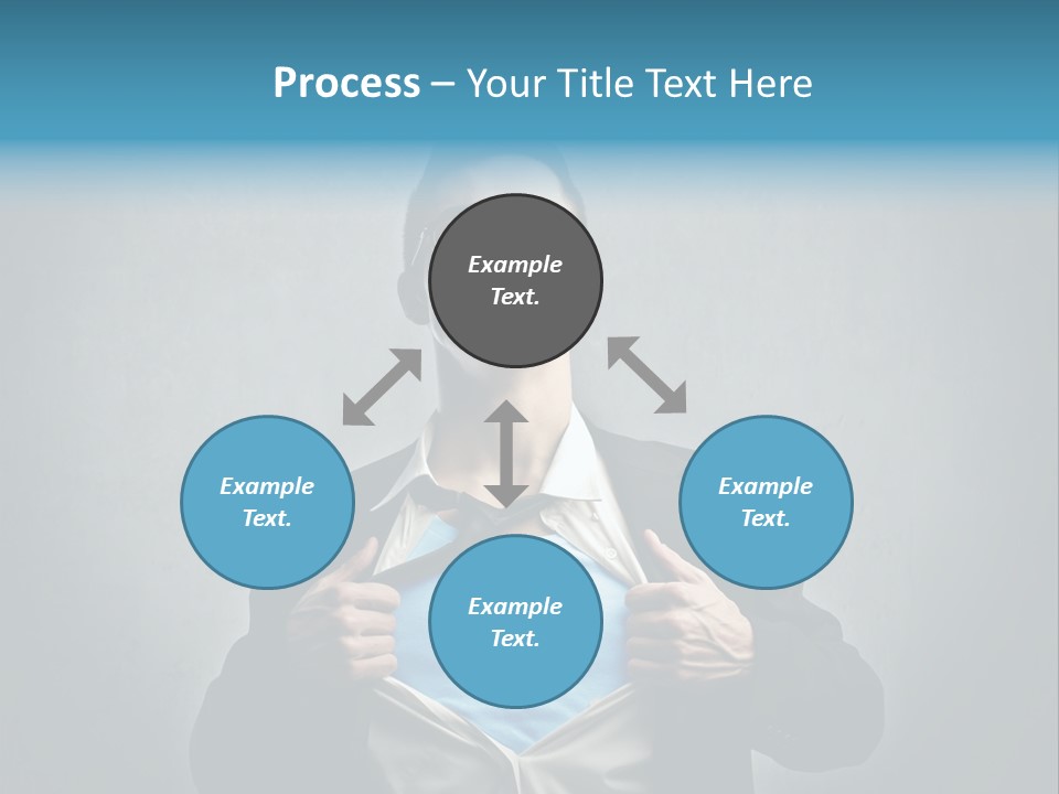 Power Tee Shirt Business PowerPoint Template