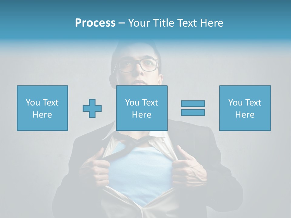 Power Tee Shirt Business PowerPoint Template