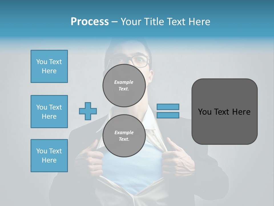 Power Tee Shirt Business PowerPoint Template