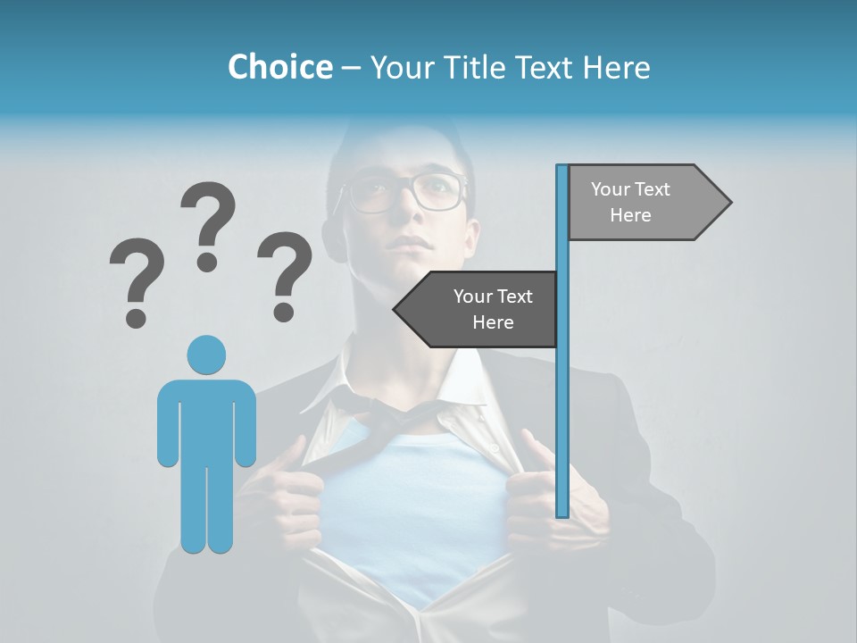 Power Tee Shirt Business PowerPoint Template