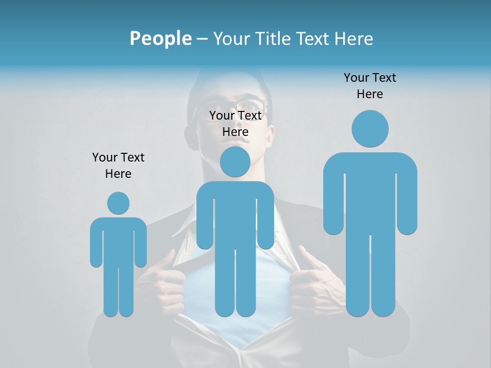 Power Tee Shirt Business PowerPoint Template